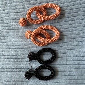 J.Crew beaded statement earrings